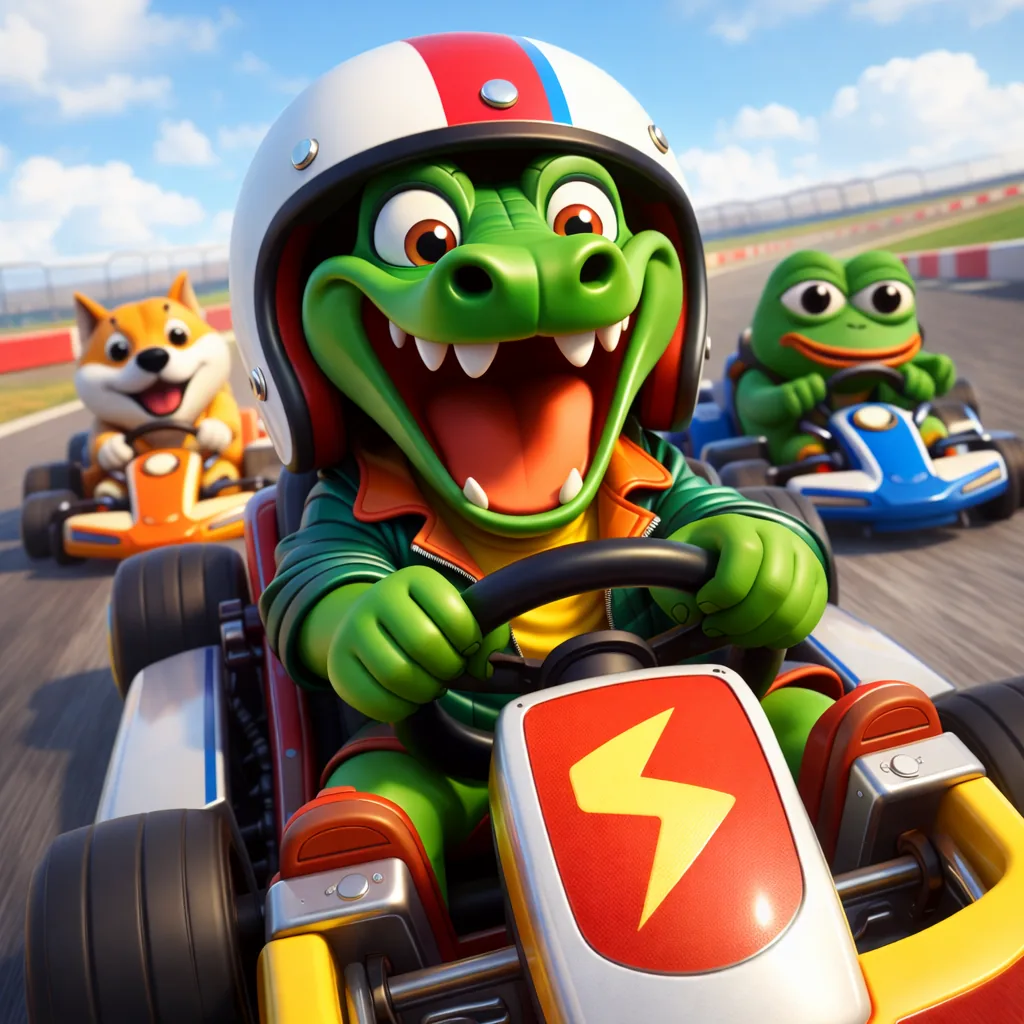 Crotch pepe shiba inu kart race